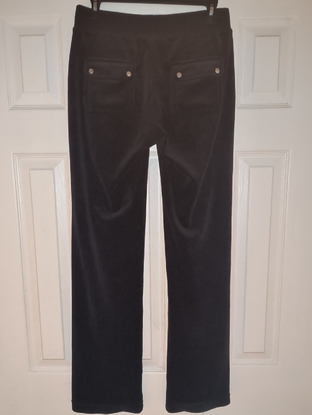 Juicy Couture Classic Velour Del Ray Pant In Black Size S Rare - Picture 6 of 7
